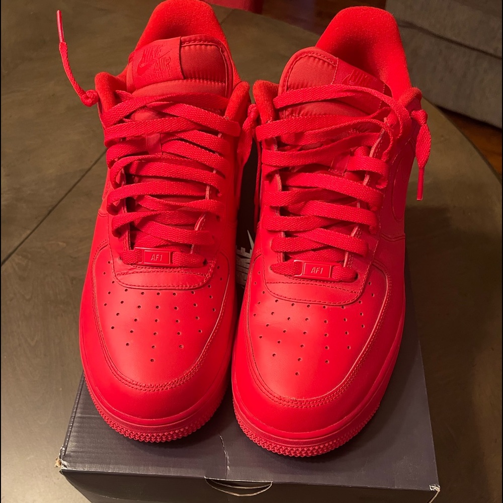 Red Air Force Ones